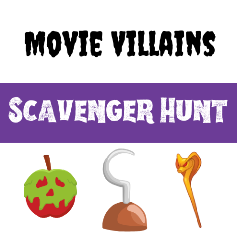 Movie Villains Scavenger Hunt