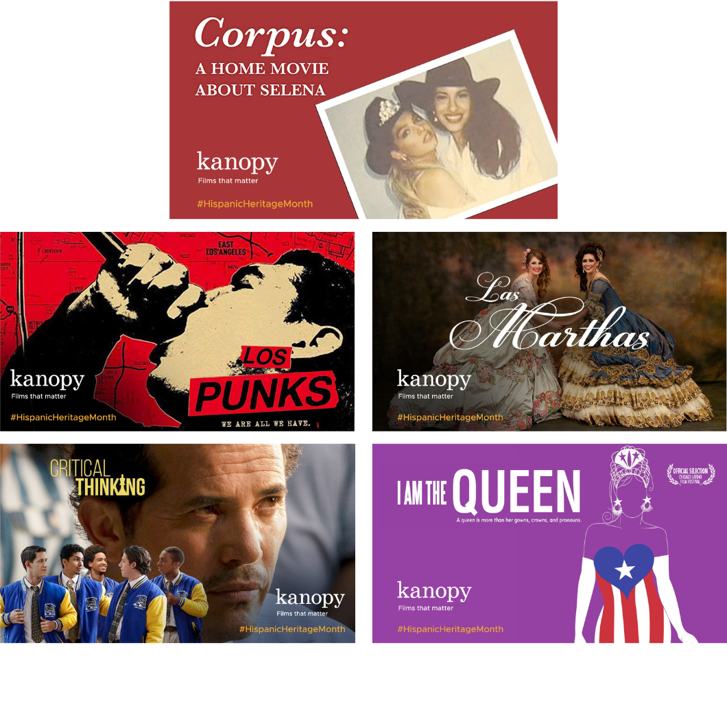 Hispanic Heritage Month Kanopy movies