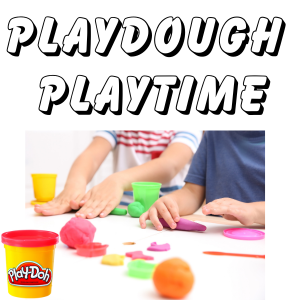 kids playing with playdough