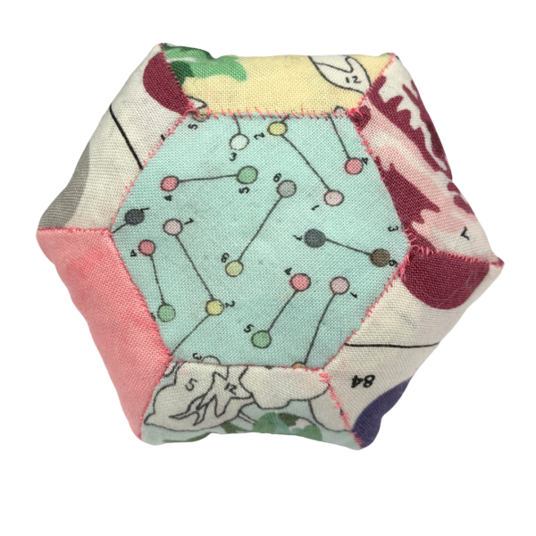 Hexagon shaped pincushion