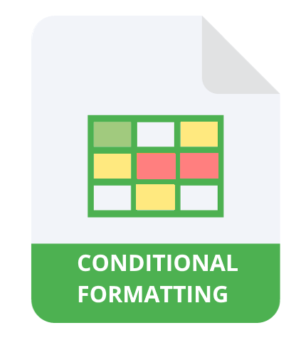 Image of conditional formatting.