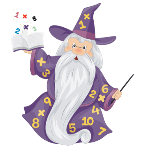 Math wizard graphic