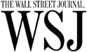A logo featuring the initials "WSJ" in large, bold, capitalized, sans-serif letters. Above the letters "WSJ" is the text "THE WALL STREET JOURNAL." All text is black.