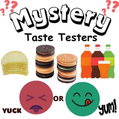 mystery taste testers, pringles, oreos, soda, yuck or yum