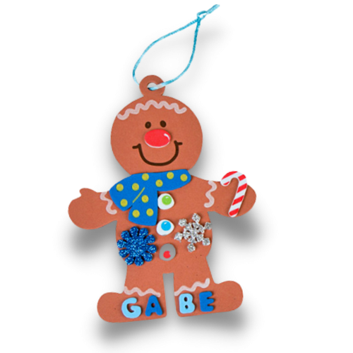 foam gingerbread man