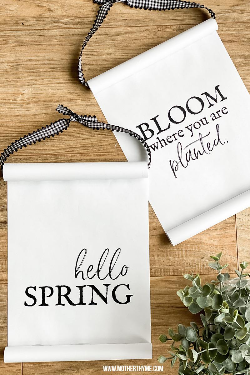 Image of two scrolls