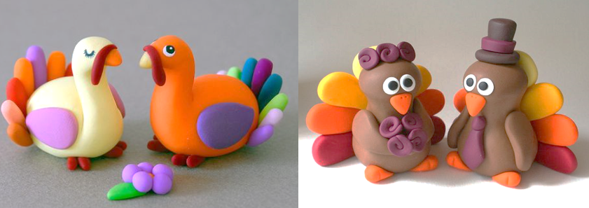 clay turkeys