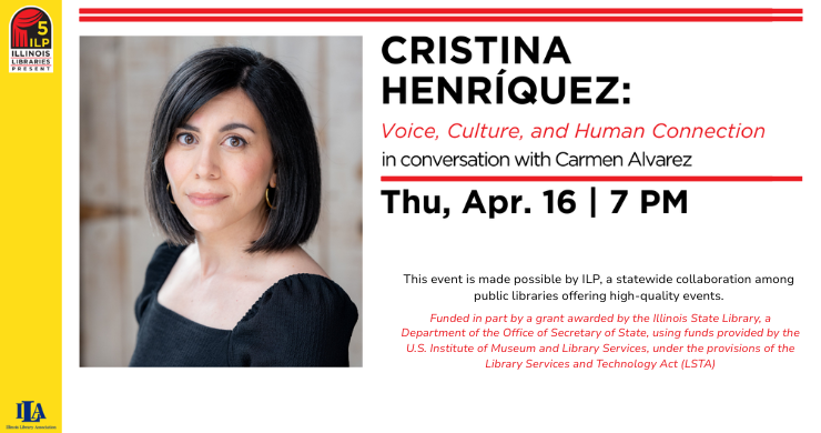 Image of author Cristina Henriquez. Voice, Culture, and Human Connection, Thu, Apr 16, 7 PM
